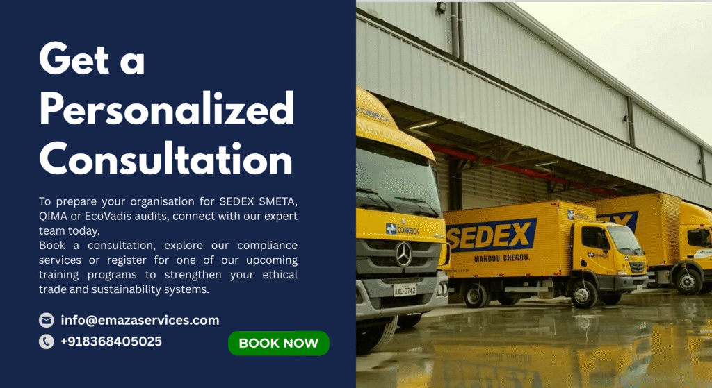 SEDEX SMETA Ethical Trade Requirement For Export Buisness