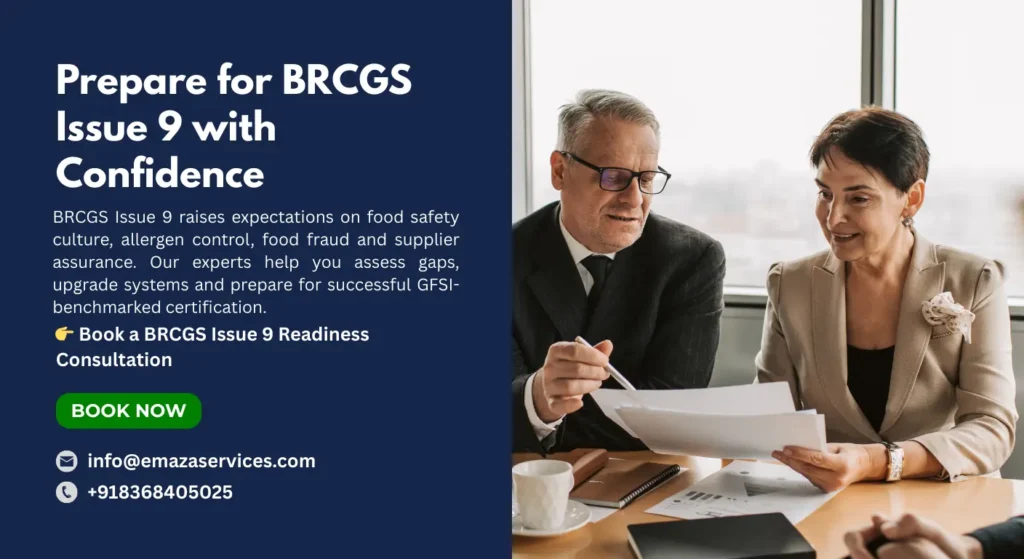 BRCGS Food Safety Issue 9 and GFSI Benchmarking