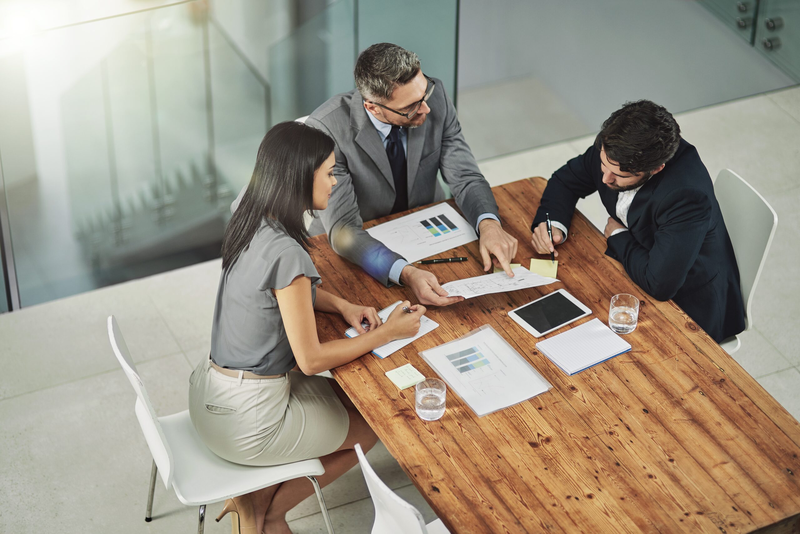 Meeting,,Discussion,And,Business,People,With,Paperwork,In,Office,For